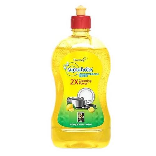 Diversey Sumabrite M Dishwash Gel 500ml 2X Cleaning Power