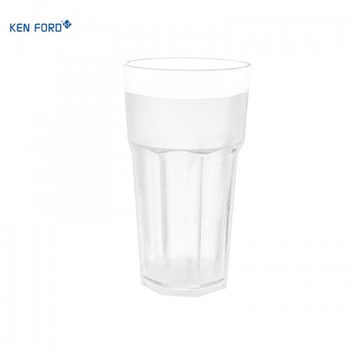 Kenford Glass TSP 400F Step Frosted Transparent Polycarbonate 400 ml