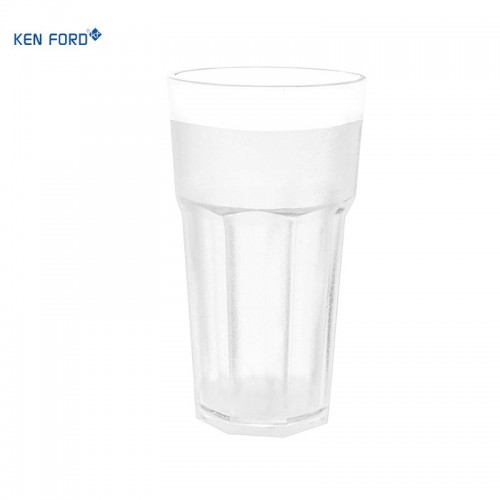 Kenford Glass TSP 500F Step Frosted Transparent Polycarbonate 500 ml