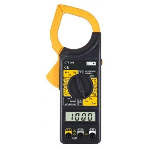 Meco 3-1/2 Digit 2000 Counts 1000A AC Manual Ranging Clampmeter DTT 266