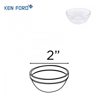 Kenford Bowl SB 2 Transparent Polycarbonate 2 Inch