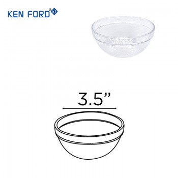 Kenford Bowl SB 3 Transparent Polycarbonate 3.5 Inch