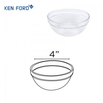 Kenford Bowl SB 4 Transparent Polycarbonate 4 Inch