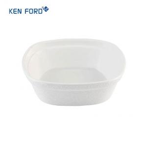 Kenford Bowl FB 4 Square Food White Polycarbonate 4X4 Inch