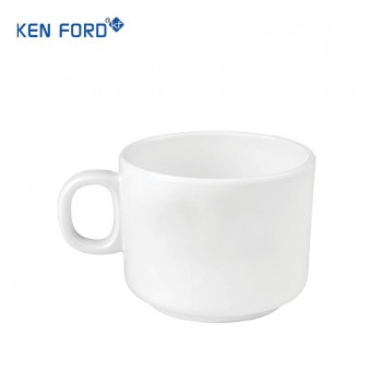 Kenford Coffee Cup CP 200 3 Dia White Polycarbonate 200 ml