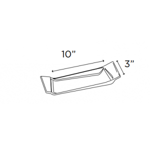 Kenford Ladle Stand LDS 1 Polycarbonate 10X3 Inch White