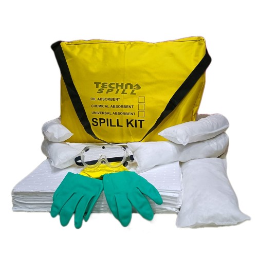 Technospill Diesel & Fuel Spill Kit 50 Ltr Absorb (Fuels Hydraulics Oil Engine Oil)