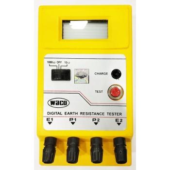 Waco Digital Earth Resistance Tester (0-10-1000 Ohm) 4 Terminal With Tool Kit