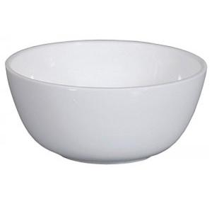 Clay Craft Soup Bowl Chinese Solid White Medium Size Ceramic 320ml