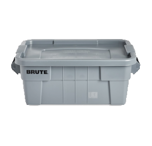 Rubbermaid Brute Tote With Lid FG9S3000 53L Measures 27.8 L x 16.5 W x 10.7 H