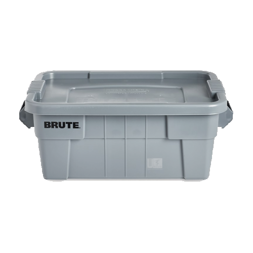 Rubbermaid Brute Tote With Lid FG9S3000 53L Measures 27.8 L x 16.5 W x 10.7 H