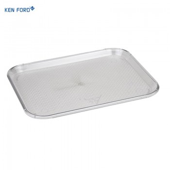 Kenford Tray CFT 1014 (PC) Cafeteria Rectangle White (High Heat Resistant) Polycarbonate 10 x 14 Inch