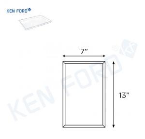 Kenford Tray DT 0713 Display White Polycarbonate 7X13X1 inch