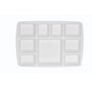 Kenford Tray DCT 1116 (PC) 9 Compartment Rectangle White Polycarbonate 11 x 16 Inch