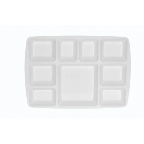 Kenford Tray DCT 1116 (PC) 9 Compartment Rectangle White Polycarbonate 11 x 16 Inch