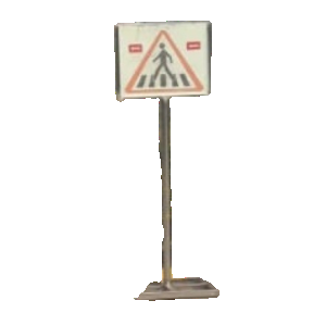 No Entry Traffic Signboard Size 900×900mm Retro Reflective Tape Type 4, 3mm ACP Sheet With Back Frame Post 5 FT