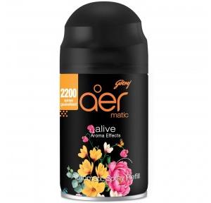 Godrej Aer Matic Refill 225ml Automatic Room Fresheners Alive