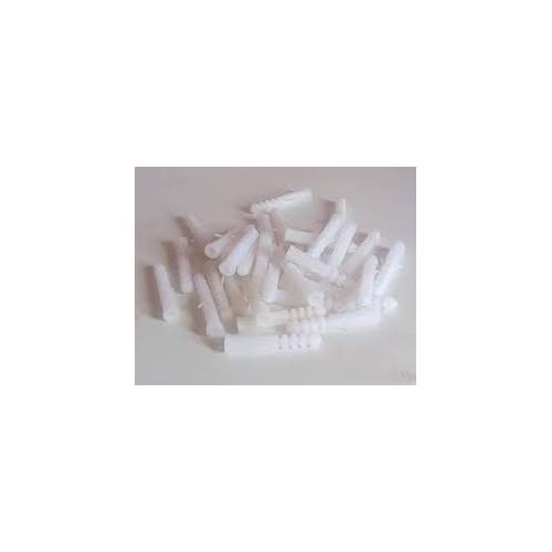 Rawl Plug Plastic 6mm Length: 50mm Pack of 50