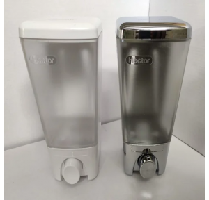 Hectus Manual Liquid Soap Dispenser Chrome Finish 350ml