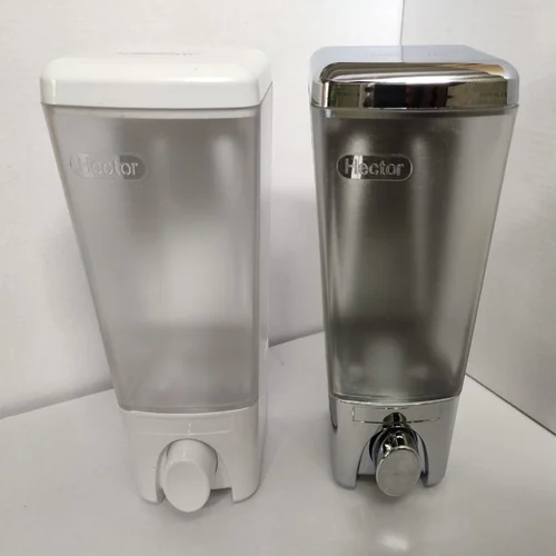 Hectus Manual Liquid Soap Dispenser Chrome Finish 350ml