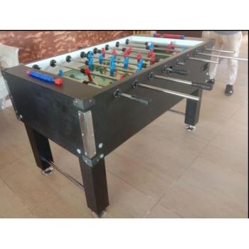 21 Balls Soccer Table Size 2.5Ft x 5Ft Heavy Duty 16mm Roads Straight Legs with Iron Power Coated Made by Partical Plywood Tuffen Glass Top Height 34