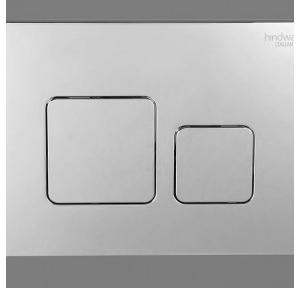 Hindware Flush Plate 508177 PVC Cute GL Chrome Finish 230x100 MM