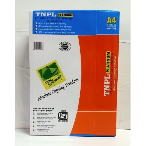 TNPL Platinum Copier Paper A4 75 GSM (Pack of 500 Sheets)