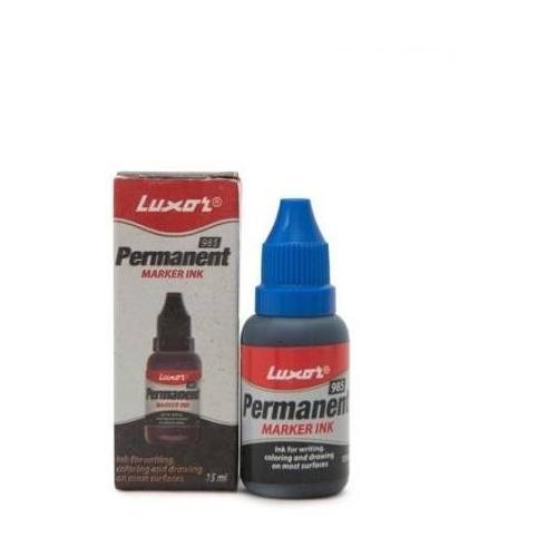 Luxor Permanent Marker Ink 15ml Blue