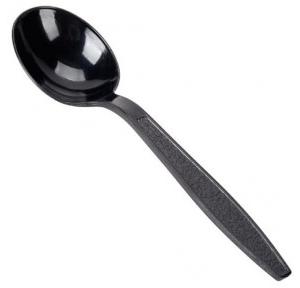 Disposable Spoons Black