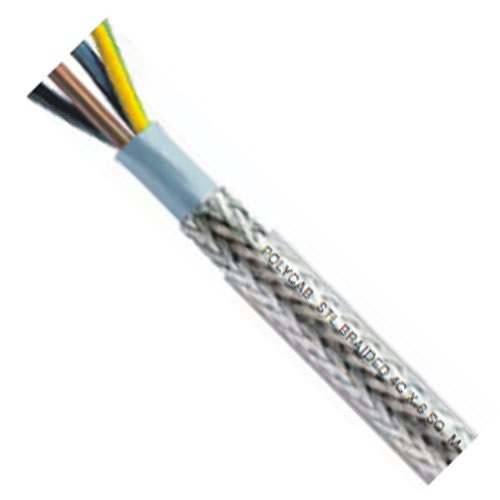 Polycab 6 Sqmm 3 Core Multicore Steel Braided Cable 100 Mtr