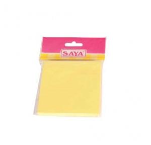 Saya Stick-eee Note Pads Yellow SY-SN03 3x3 Inch (100 Sheets)