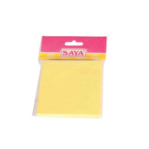 Saya Stick-eee Note Pads Yellow SY-SN02, Size: 2inchx3inch