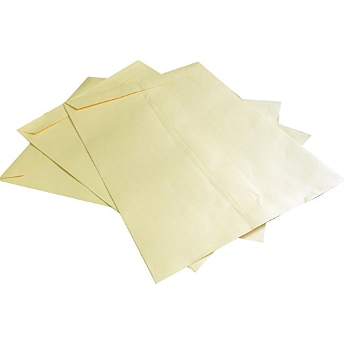 Saya Cloth Lined Envelope SY-1216YC Yellow Non-Laminated . 12 x 16 inch Pack of 50