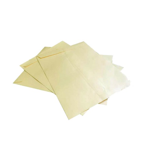 Saya 50 Pcs Yellow Laminated Envelopes SY-1216YL 12 X16Inch