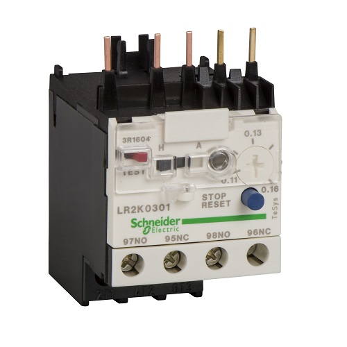 Schneider TeSys LRD 1.2-1.8A 1NO+1NC Thermal Overload Relay, LR2K0307