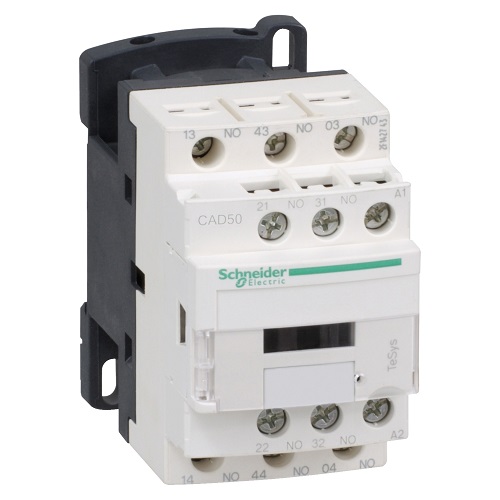 Schneider TeSys D 5NO+0NC DC Low Consumption Control Relay, CAD50