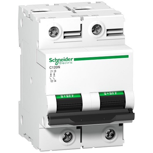 Schneider C120N 80A 2P AC MCB (10kA) A9N18361