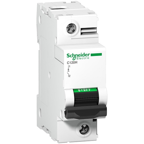 Schneider C120H 125A 1P AC MCB (15kA) A9N18448