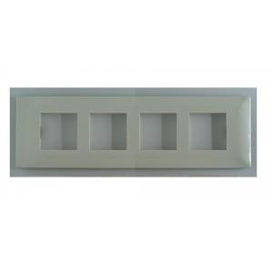 Schneider Livia 8M Grid & 8M Cover Plate-Horizontal White P0708