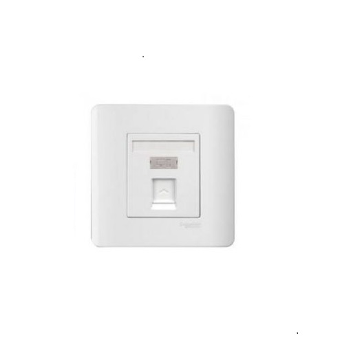 Schneider 1 Gang Wallplate without Modular Jack, E8431RJ>SZ-OS