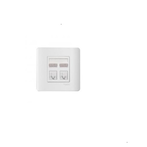 Schneider 1 Gang Data Outlet Category 5E with Integrated Shutter E8431RJ/5>SZ-OS