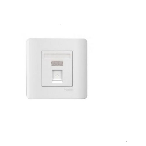 Schneider 2 Gang Wallplate without Modular Jack, E8432RJ-OS