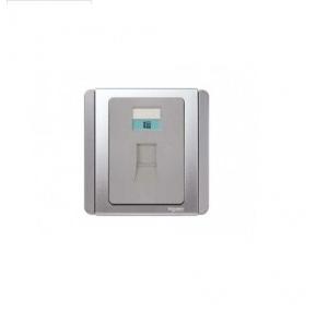 Schneider 4 Pin 1 Gang Telephone Outlet (CAT 3) E3031RJ>GS-OS