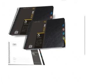 Worldone B5 , 5 Subject Wiro Notebook (PP) WPPI315 (150 Pages)