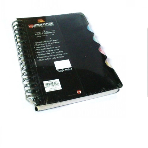 Worldone A4 ,1 Subject Wiro Notebook (PP) WPP1310 (80 Pages)