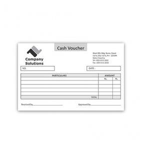 Oddy Cash Voucher Offset Printed 7.5