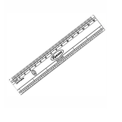 Apsara Deluxe Scales Plastic 15cm  Pack of 10