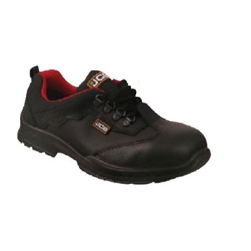 JCB Power Double Density Steel Toe Leather Safety Shoes, Size: 11