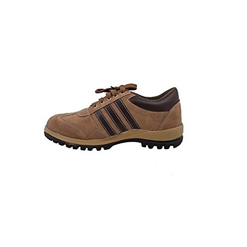 Neosafe A5008 Sporty Brown Steel Toe Safety Shoes, Size: 10