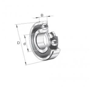 FAG Deep Groove Ball Bearing, 6010-2RSR-L207